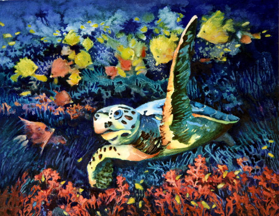 Sea Turtle 3 Painting