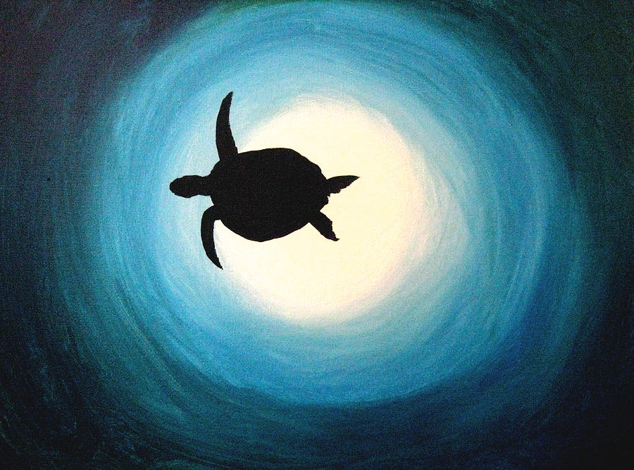 Sea Turtle Painting by Nick Robinson - Fine Art America