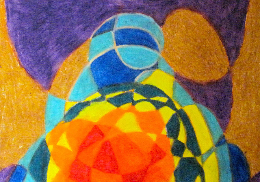 Sea Turtle on Earth 2 Drawing by Steve Sommers