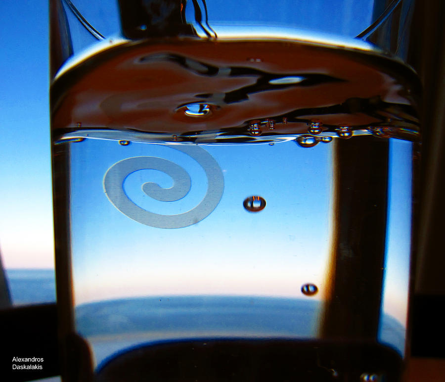 Sea Water and Bubbles Photograph by Alexandros Daskalakis