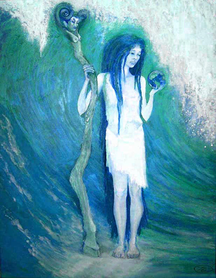 Sea Witch Painting by Frederica Hall | Pixels