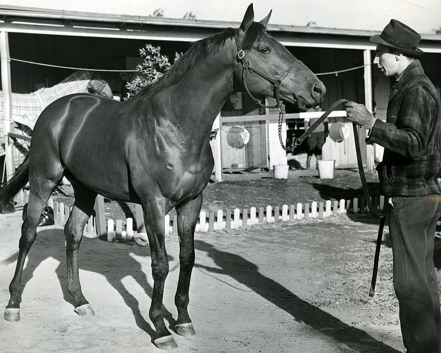 Seabiscuit Horse Racing #1 Photograph by Retro Images Archive