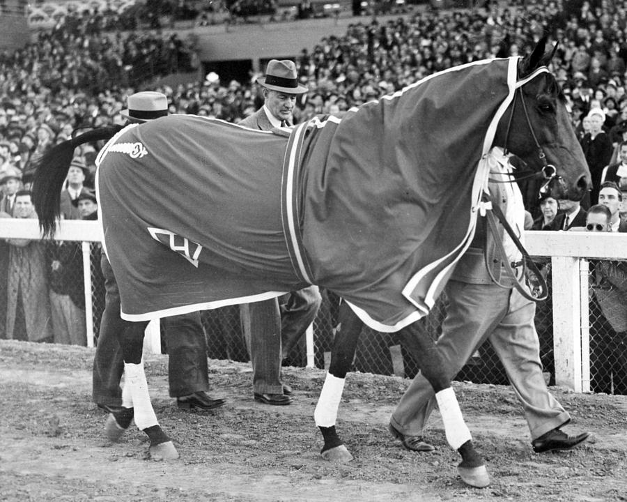 Seabiscuit Horse Racing #4 Photograph by Retro Images Archive