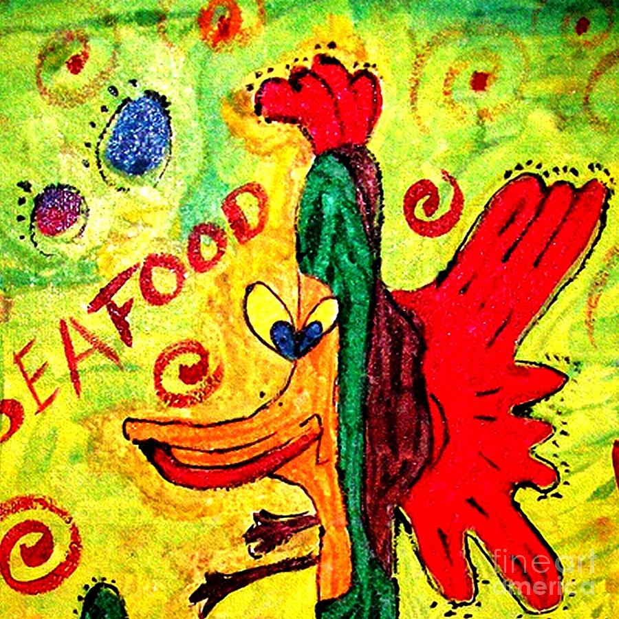 Seafood Painting by James and Donna Daugherty