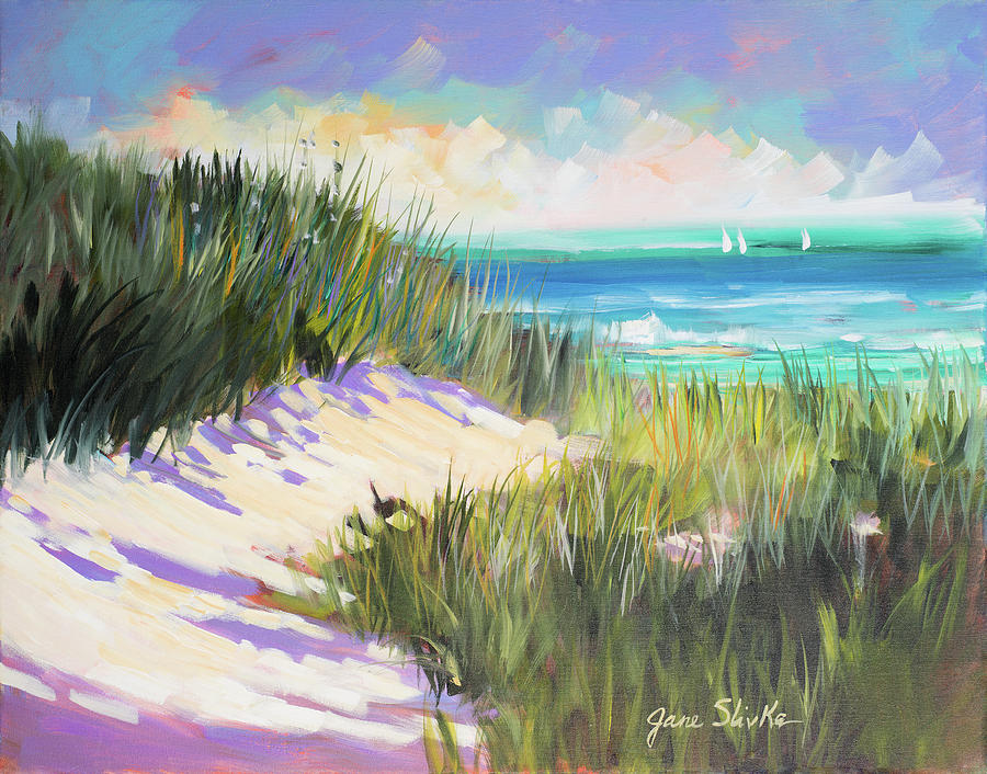 Seagrass Shore Digital Art by Jane Slivka - Fine Art America