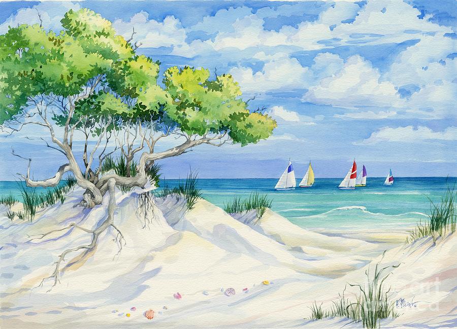 Seagrove Beach Painting by Paul Brent