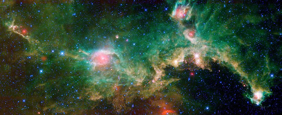 Seagull Nebula Photograph by Nasa/jpl-caltech/ucla/science Photo Library