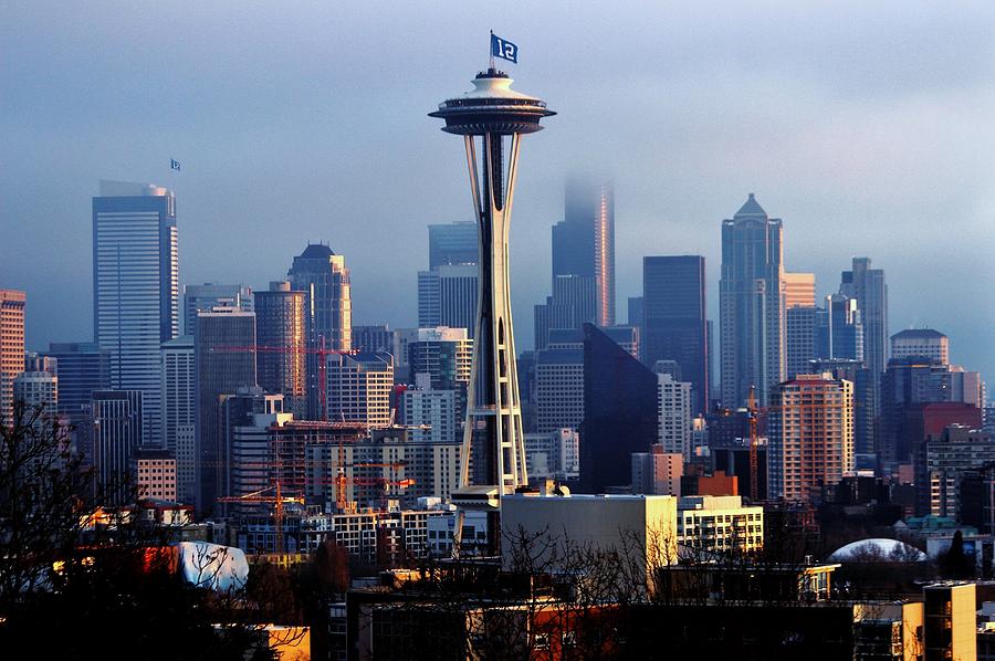 Seahawks Skyline Photograph by Benjamin Yeager