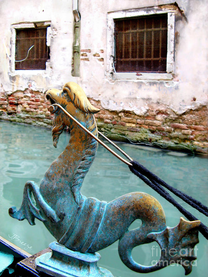 Seahorse in Venice Photograph by Jennie Breeze