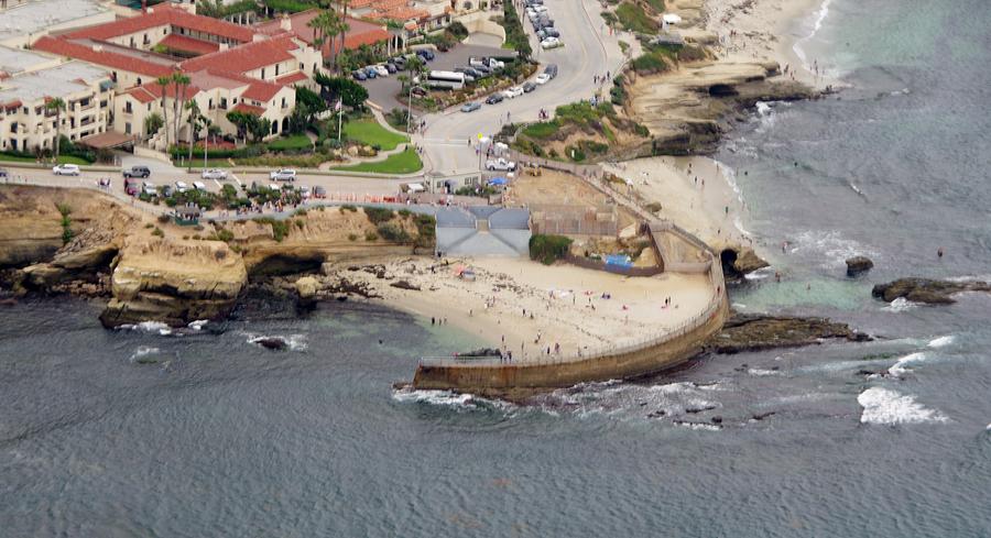 Seal Beach From Above 2 Photograph by Phyllis Spoor