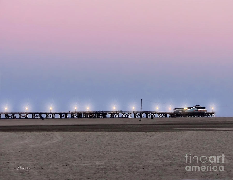 Seal Beach Pier at Sunrise  Photograph by Jennie Breeze