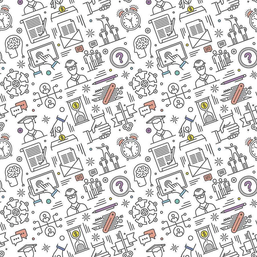 Seamless Career Pattern Drawing by Ilyast