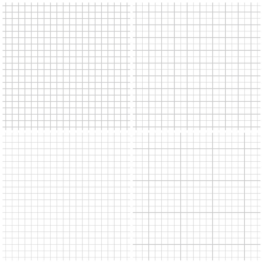 Seamless graph paper Drawing by Ulimi