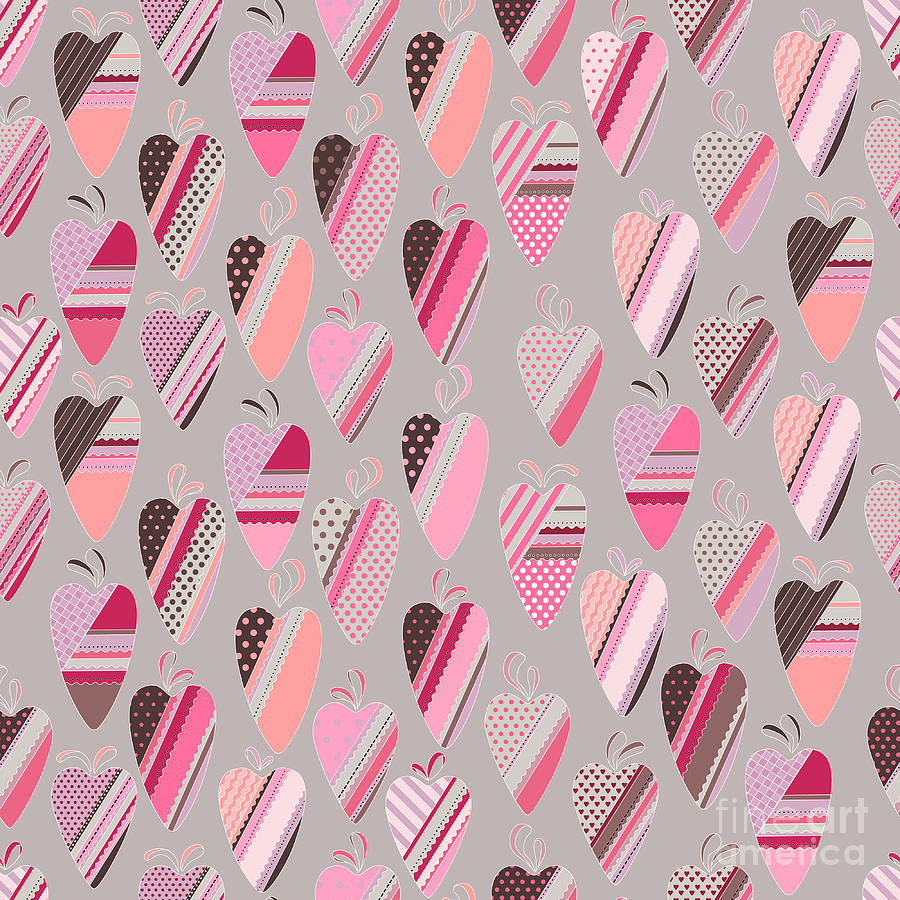 Seamless Pattern With Vintage Tilda Digital Art by Anna Tyukhmeneva Seamless Pattern With Vintage Tilda Digital Art by Anna Tyukhmeneva