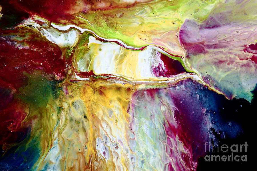 Seamless Transition Colorful Abstract Painting by Serg Wiaderny