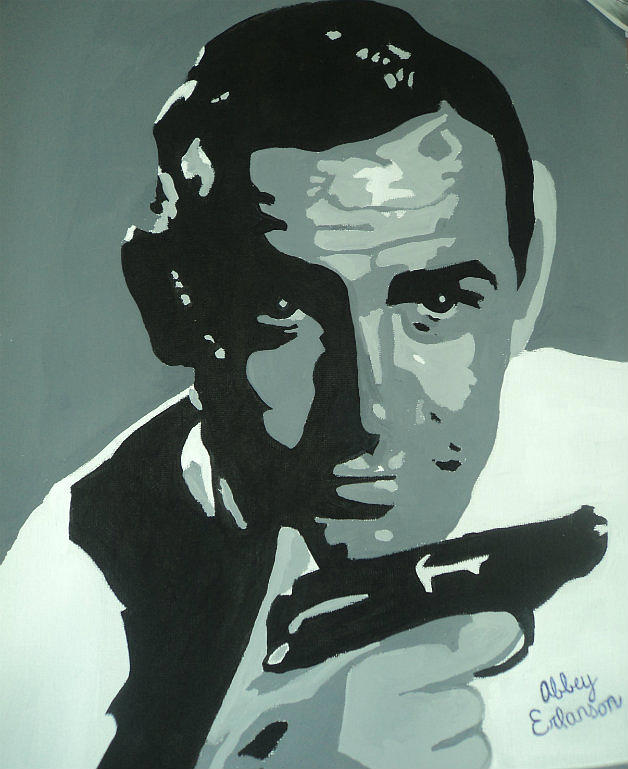 Sean Connery Painting By Abbey Erlanson - Pixels