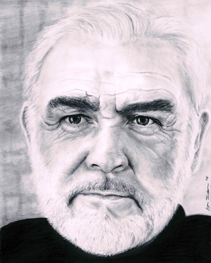 Sean Connery Drawing by Ryan Jacobson Fine Art America