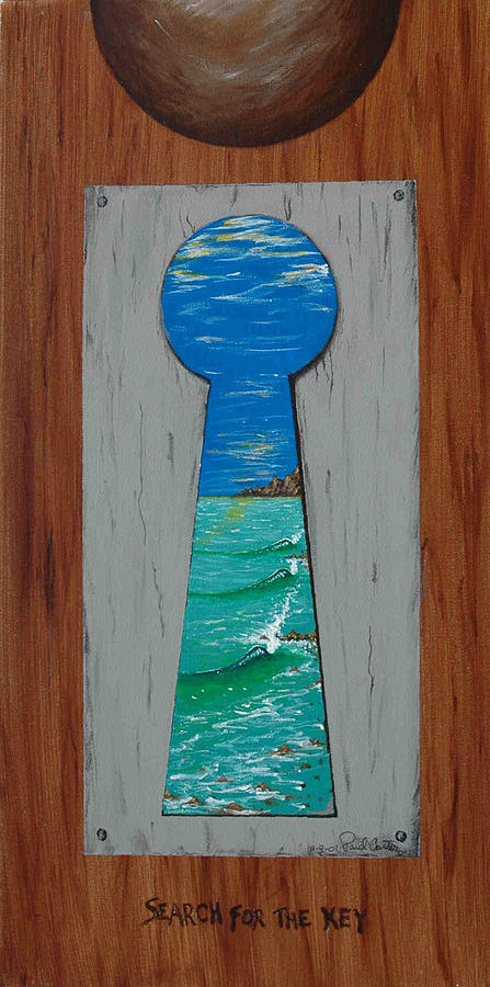 Key Painting - Search For The Key by Paul Carter