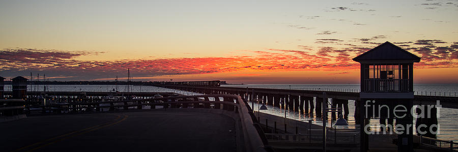 Sunset Photograph - Seascape e20o Gulf of Mexico by Otri Park