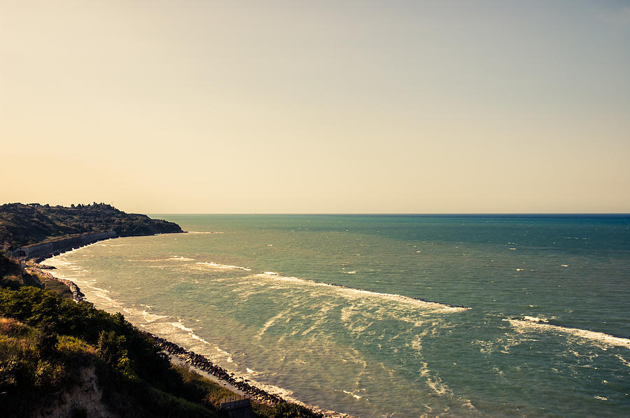 Seascape in Italy  Photograph by AM FineArtPrints
