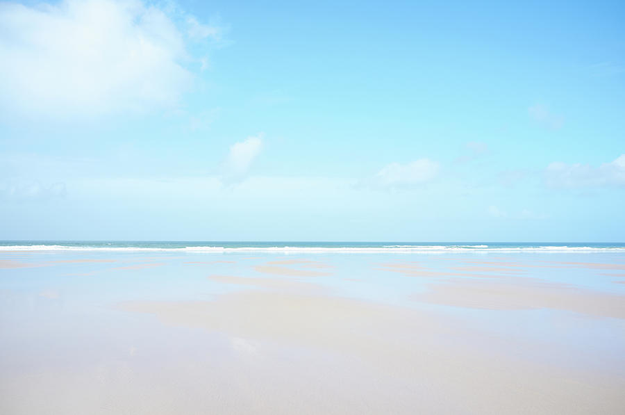 Seascape On Cornish Coastline, Uk Photograph by Dougal Waters