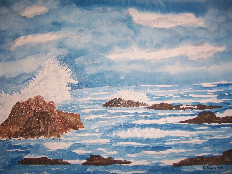 Seascape Six Painting by B Kathleen Fannin
