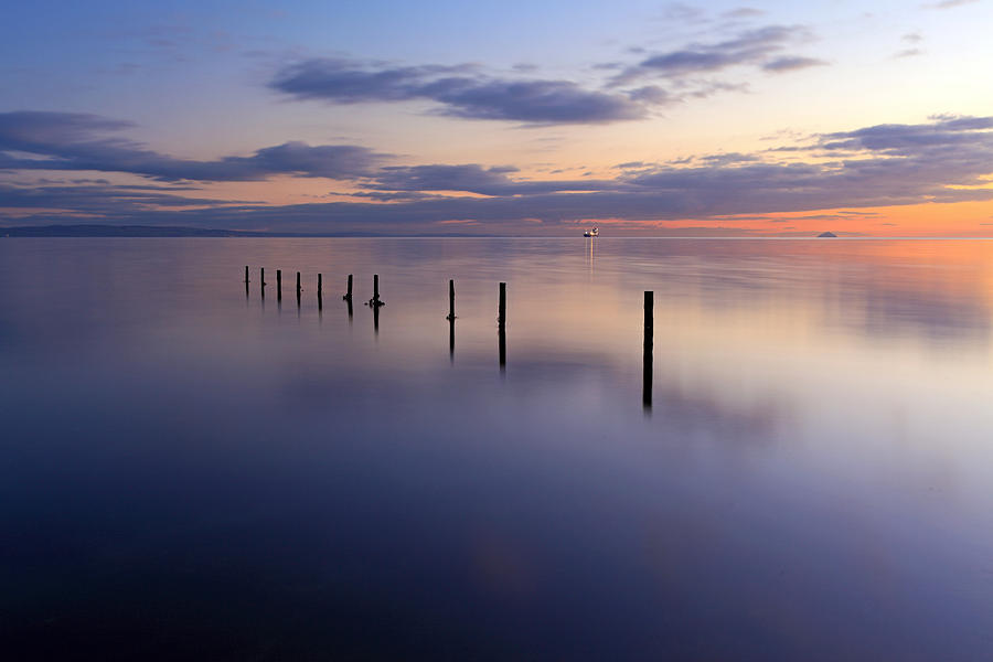 Seascape Sunset Photograph by Grant Glendinning