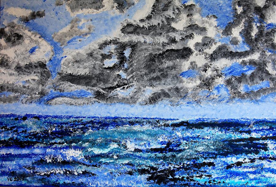 Seascape Painting by Valerie Ornstein