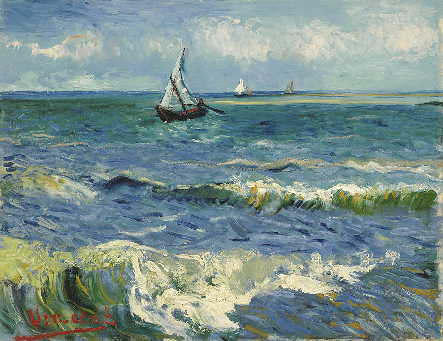 Seascape Painting by Vincent Van Gogh