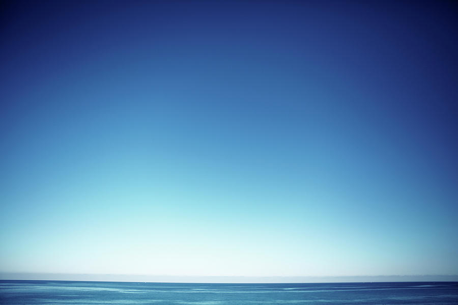 Seascape With Blue Sky Photograph by Johner Images