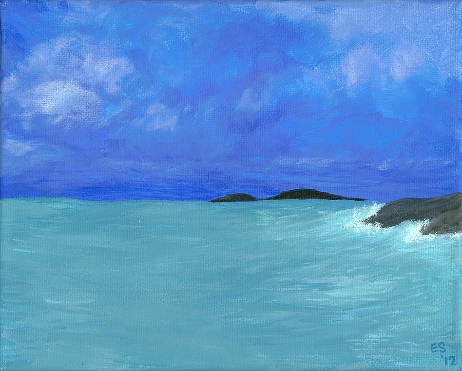 Seaside Painting by Elizabeth Sullivan