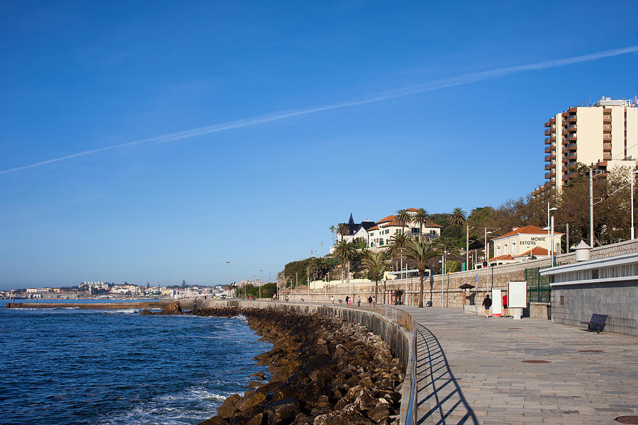 Seaside Promenade in Monte Estoril Photograph by Artur Bogacki