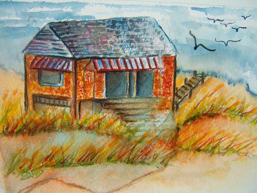 Seaside Seclusion Painting by Elaine Duras