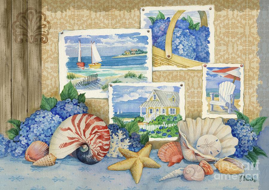 Shell Painting - Seaside Sketchbook by Paul Brent