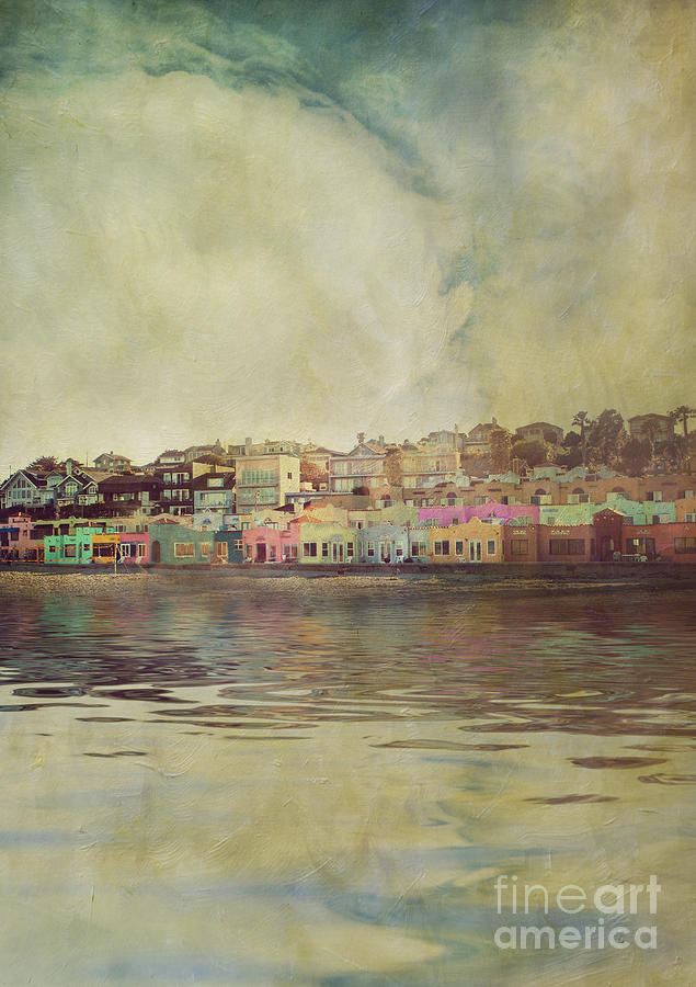 Cottage Digital Art - Seaside Town by Susan Gary