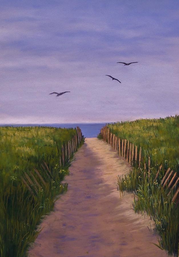 Seaside Trail Pastel by Candice Ferguson