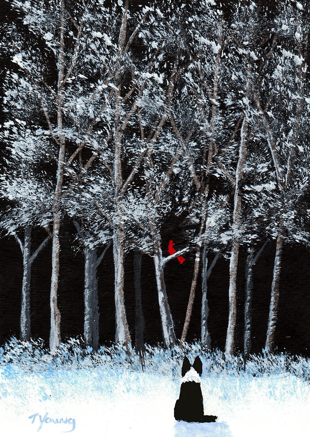 Winter Painting - Season Wish by Todd Young