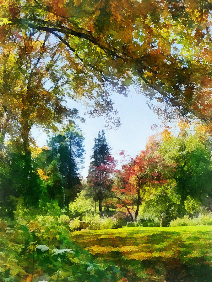 Seasons - Autumn Vista Photograph by Susan Savad