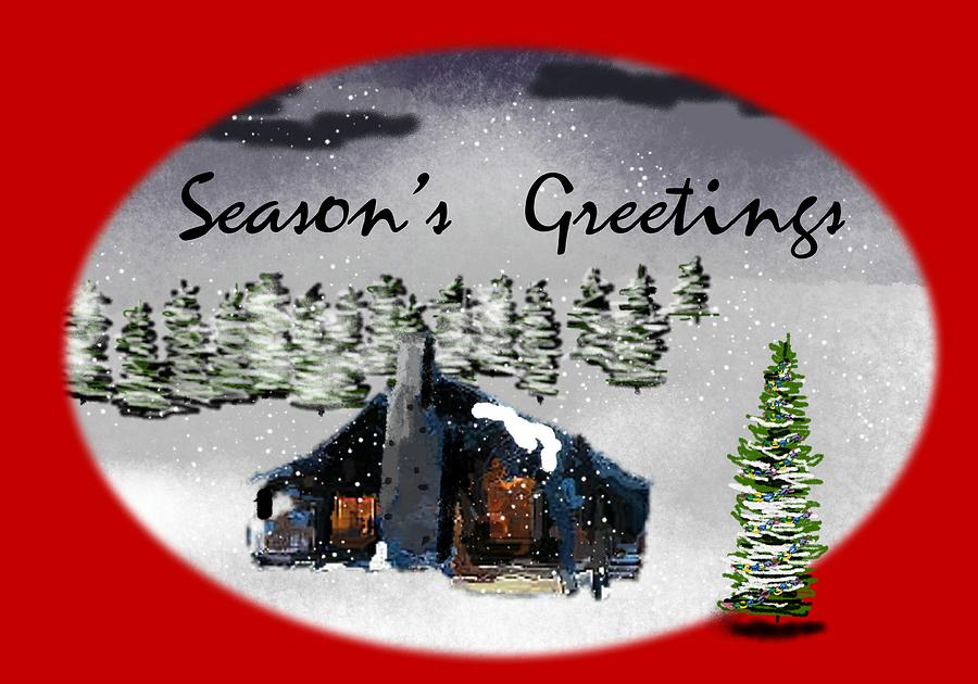 Seasons Greetings Digital Art by Bob Donner - Fine Art America