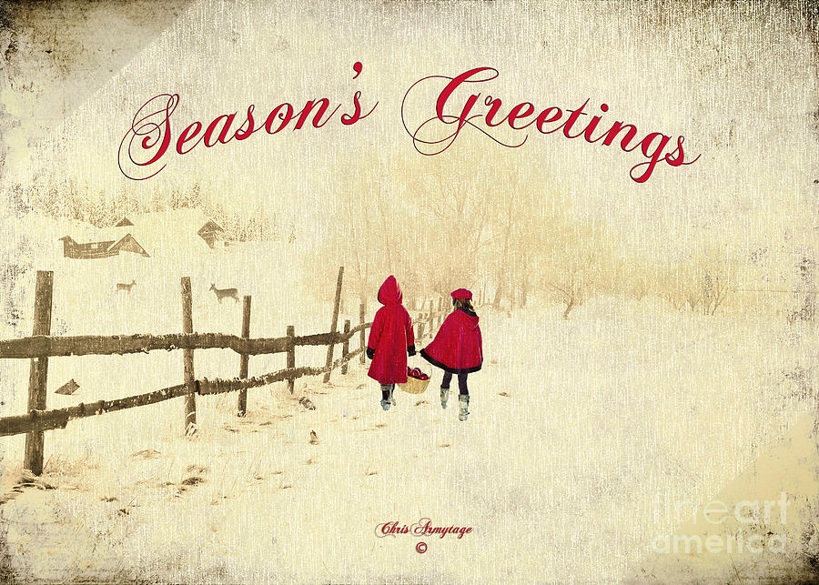 Seasons Greetings - Delivering Festive Cheer Painting
