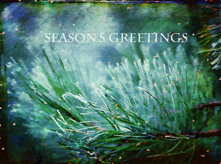 Seasons Greetings Photograph by Kathy Bassett