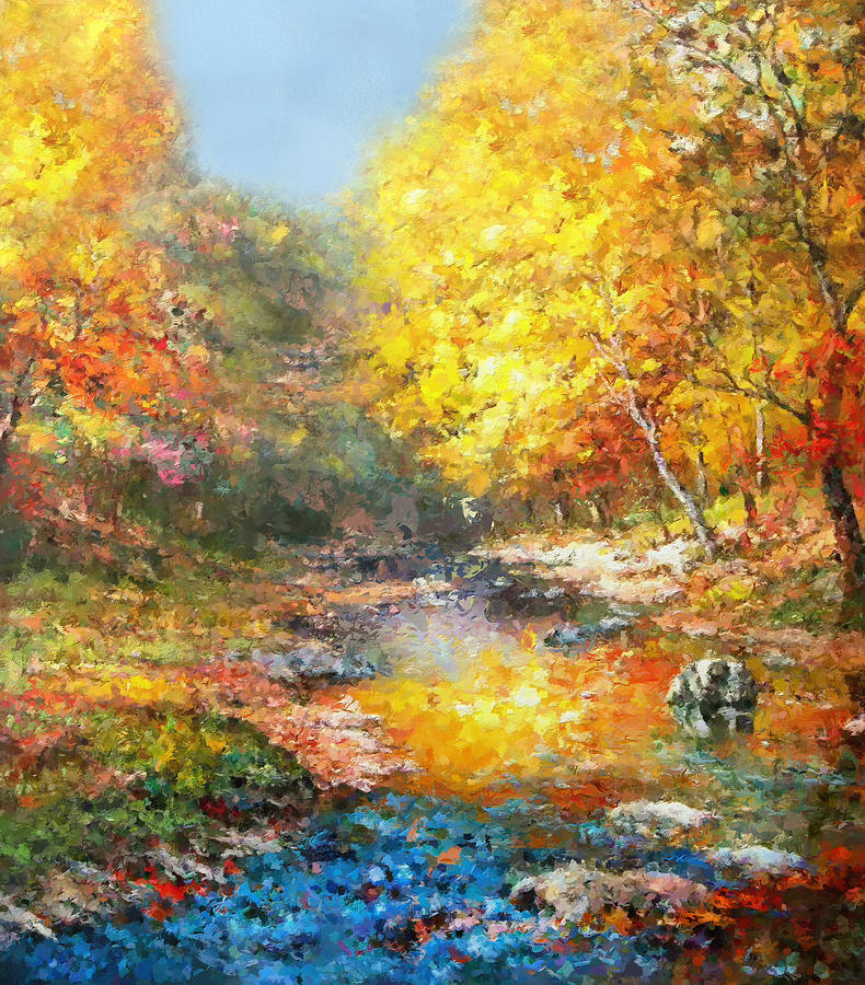 Impressionism Painting - Seasons Of Life by Georgiana Romanovna