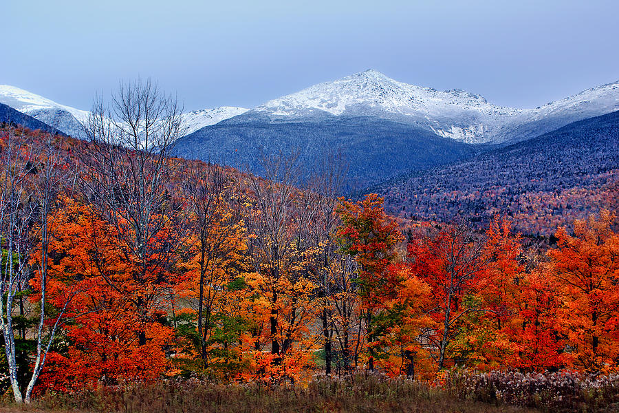 Seasons Shift #2 - Mount Washington - White Mountains Photograph by Nikolyn McDonald