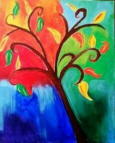 Seasons Painting by Tiffany  Rios 