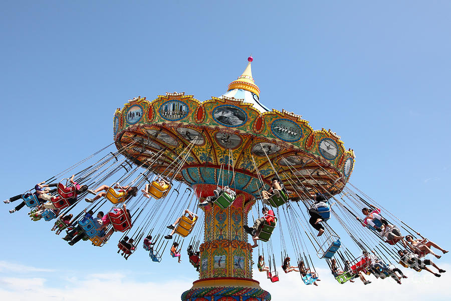 Seaswings At Santa Cruz Beach Boardwalk California 5D23905 Photograph ...