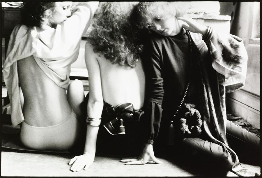 Seated Models Photograph by Deborah Turbeville