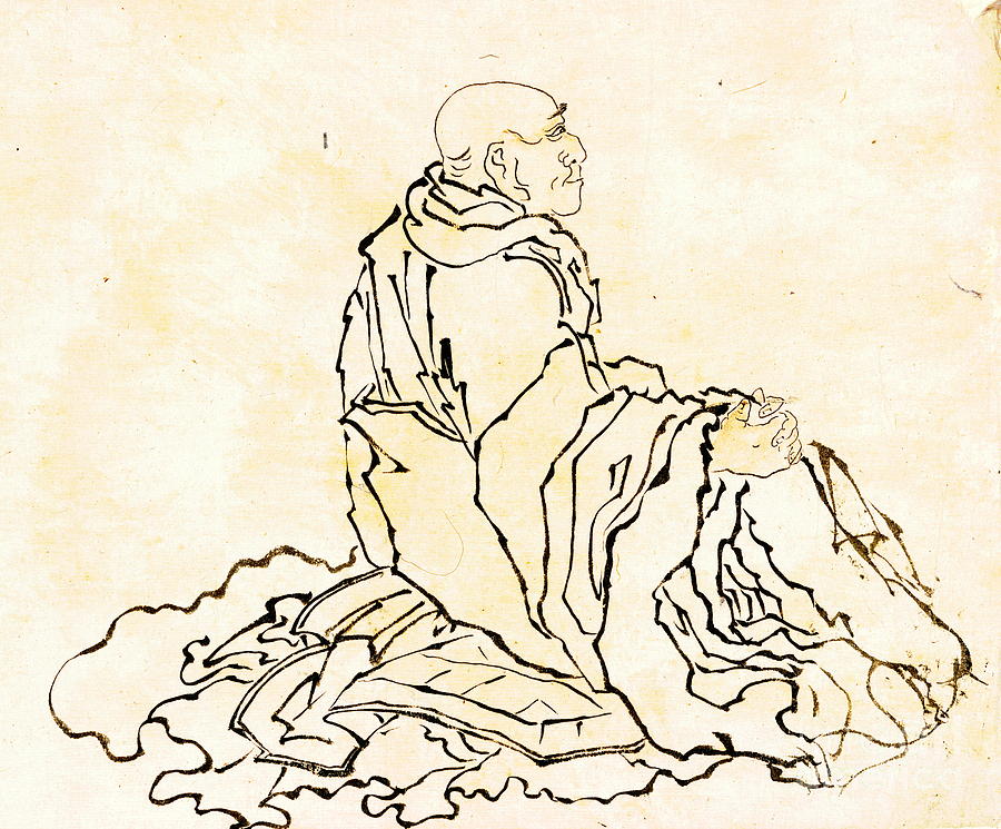 Seated Monk 1830 Photograph by Padre Art