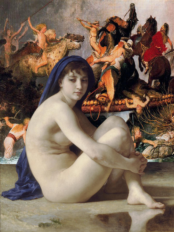 Seated Nude Digital Art By William Adolphe Bouguereau Fine Art