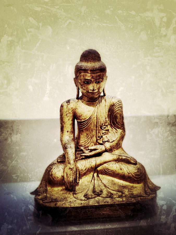 Seated Shakyamuni Buddha Photograph by Natasha Marco