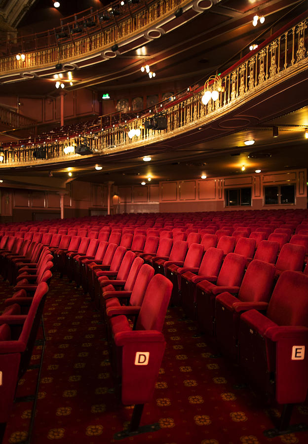 Seats In Empty Theater Auditorium Photograph by Caiaimage/robert Daly Seats In Empty Theater Auditorium Photograph by Caiaimage/robert Daly